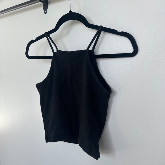 Garage Boat Neck Tank Top Black (S) - Picture 3 of 5